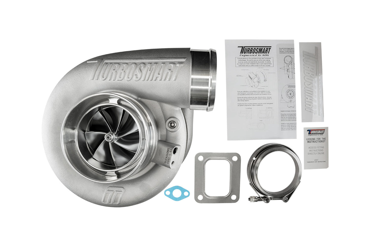 Turbosmart TS-1 Turbocharger 7880 T4 1.24AR Externally Wastegated TS-1-7880C-T4124E