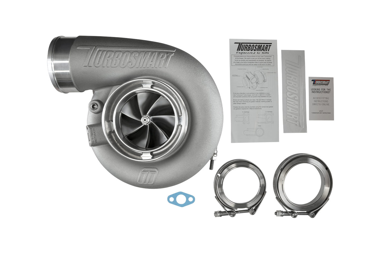 Turbosmart TS-1 Turbocharger 7880 V-Band Reverse Rotation 0.96AR Externally Wastegated TS-1-7880C-VR096E