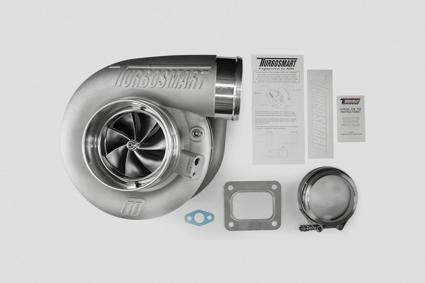 Turbosmart TS-1 Turbocharger 8280 T4 0.96AR Externally Wastegated TS-1-8280C-T4096E