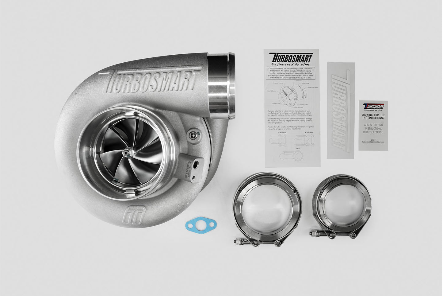 Turbosmart TS-1 Turbocharger 8280 V-Band 0.96AR Externally Wastegated TS-1-8280C-VB096E