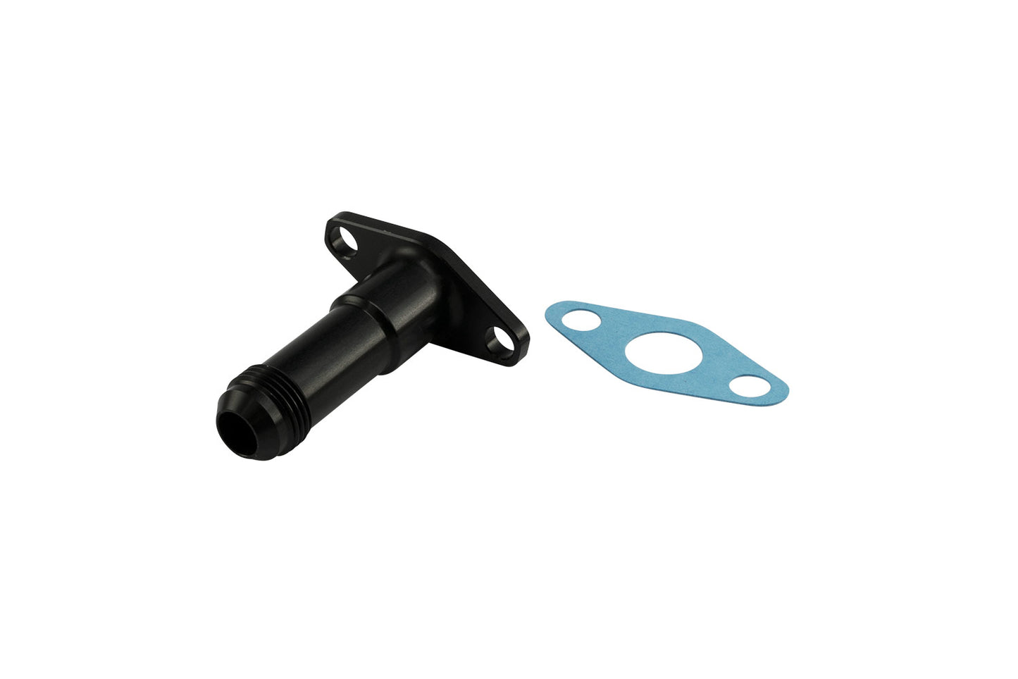 Turbosmart 50.8mm 10AN 75mm Extended Oil Drain Black TS-199-3012