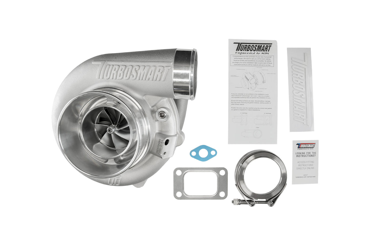 Turbosmart TS-2 Turbocharger (Water Cooled) 5862 T3 0.63AR Externally Wastegated TS-2-5862B-T3063E