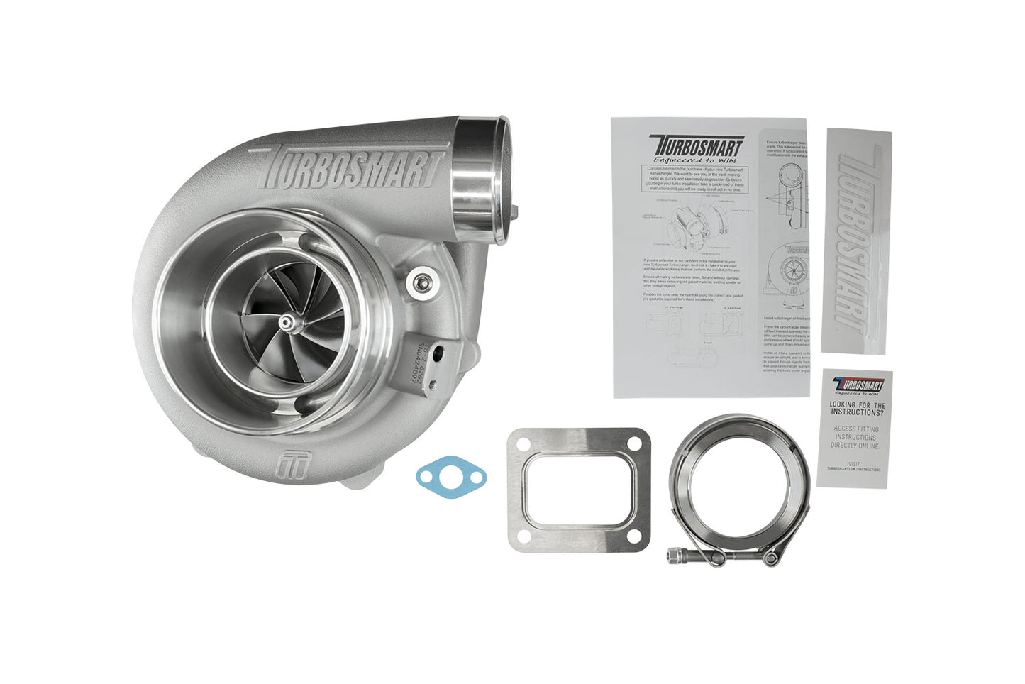Turbosmart TS-2 Turbocharger(Water Cooled) 6262 T4 0.82AR Externally Wastegated TS-2-6262B-T4082E
