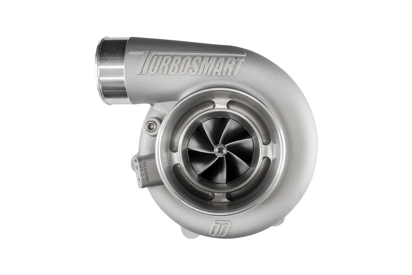 Turbosmart TS-2 Turbocharger (Water Cooled) 6262 V-Band Reverse Rotation 0.82AR Externally Wastegated TS-2-6262B-VR082E
