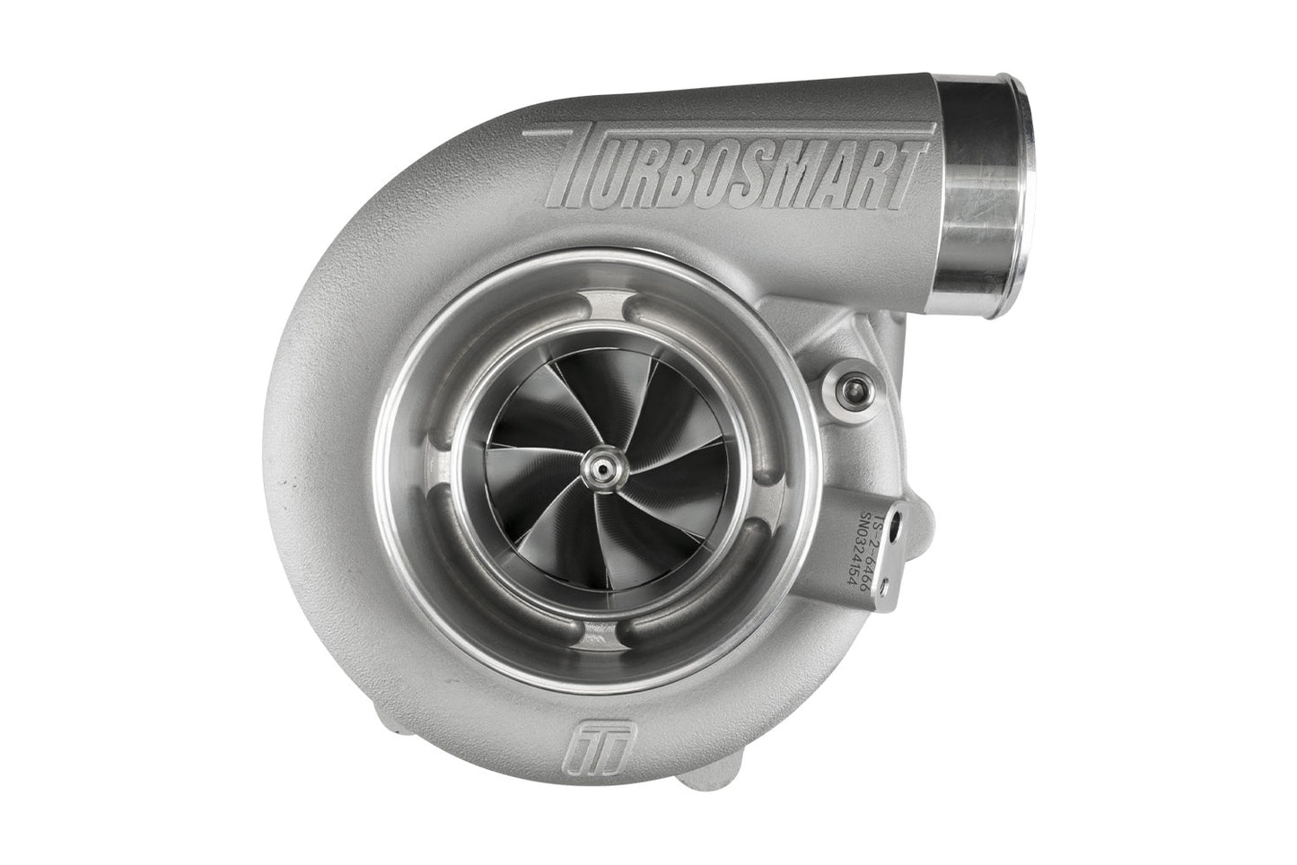Turbosmart TS-2 Turbocharger (Water Cooled) 6466 T4 Divided 0.84AR Externally Wastegated TS-2-6466B-D4084E