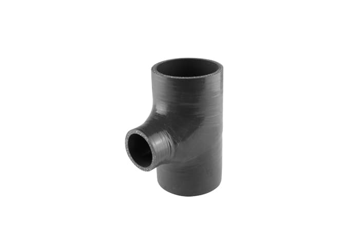 Turbosmart Hose Tee 2.75" ID 1.50" Spout (Black)
