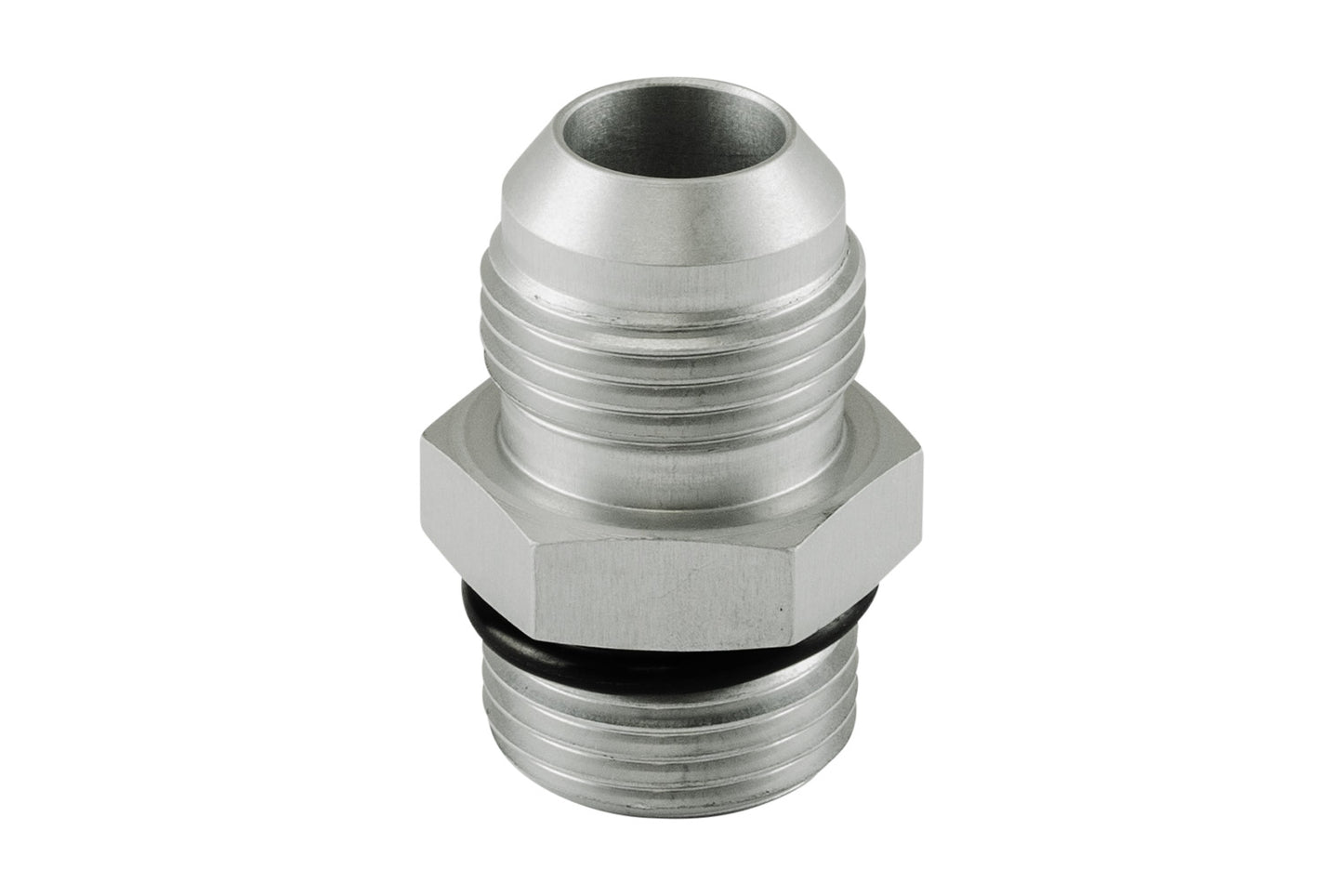 Turbosmart Fitting -10 AN Flare to -10 AN ORB Male Straight - Silver TS-JO-1010-CL