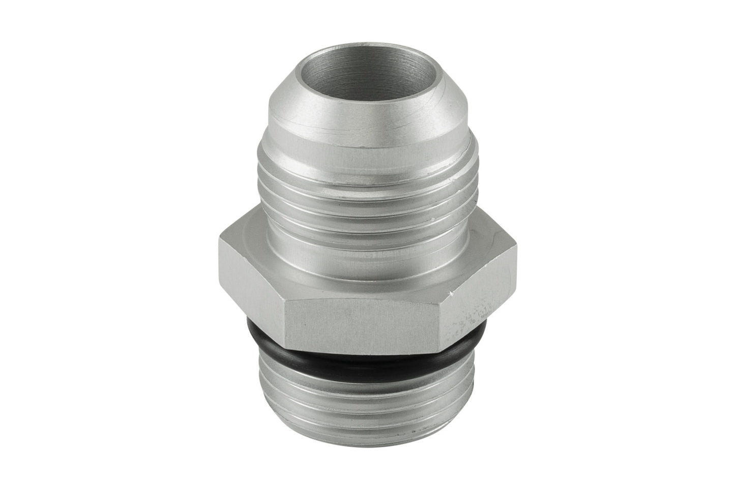 Turbosmart Fitting -12 AN Flare to -12 AN ORB Male Straight - Silver TS-JO-1212-CL