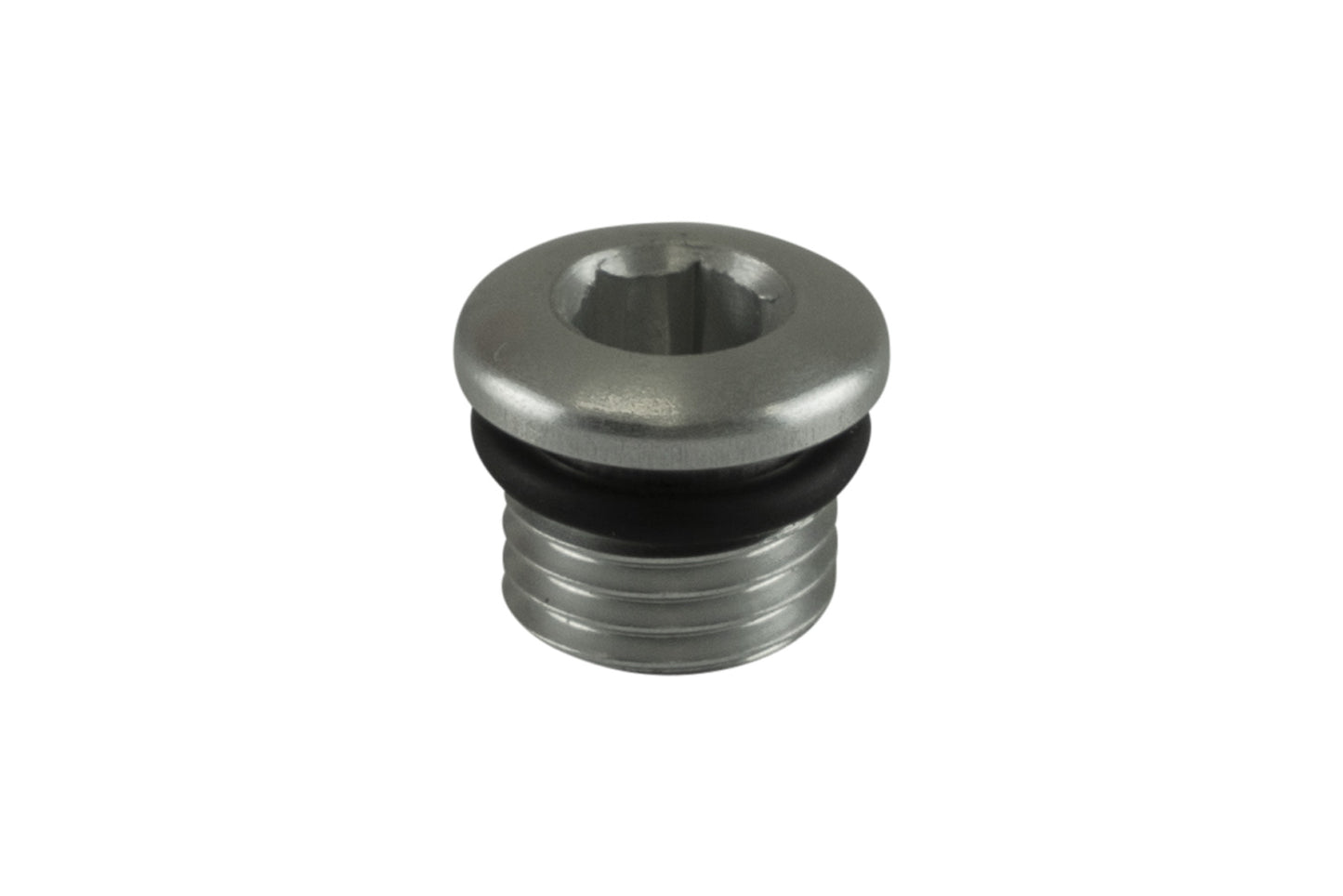 Turbosmart Fitting -4 AN ORB Blank - Silver TS-OB-04-CL