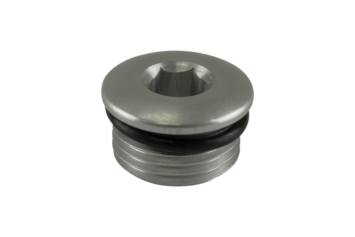 Turbosmart Fitting -8 AN ORB Blank - Silver TS-OB-08-CL