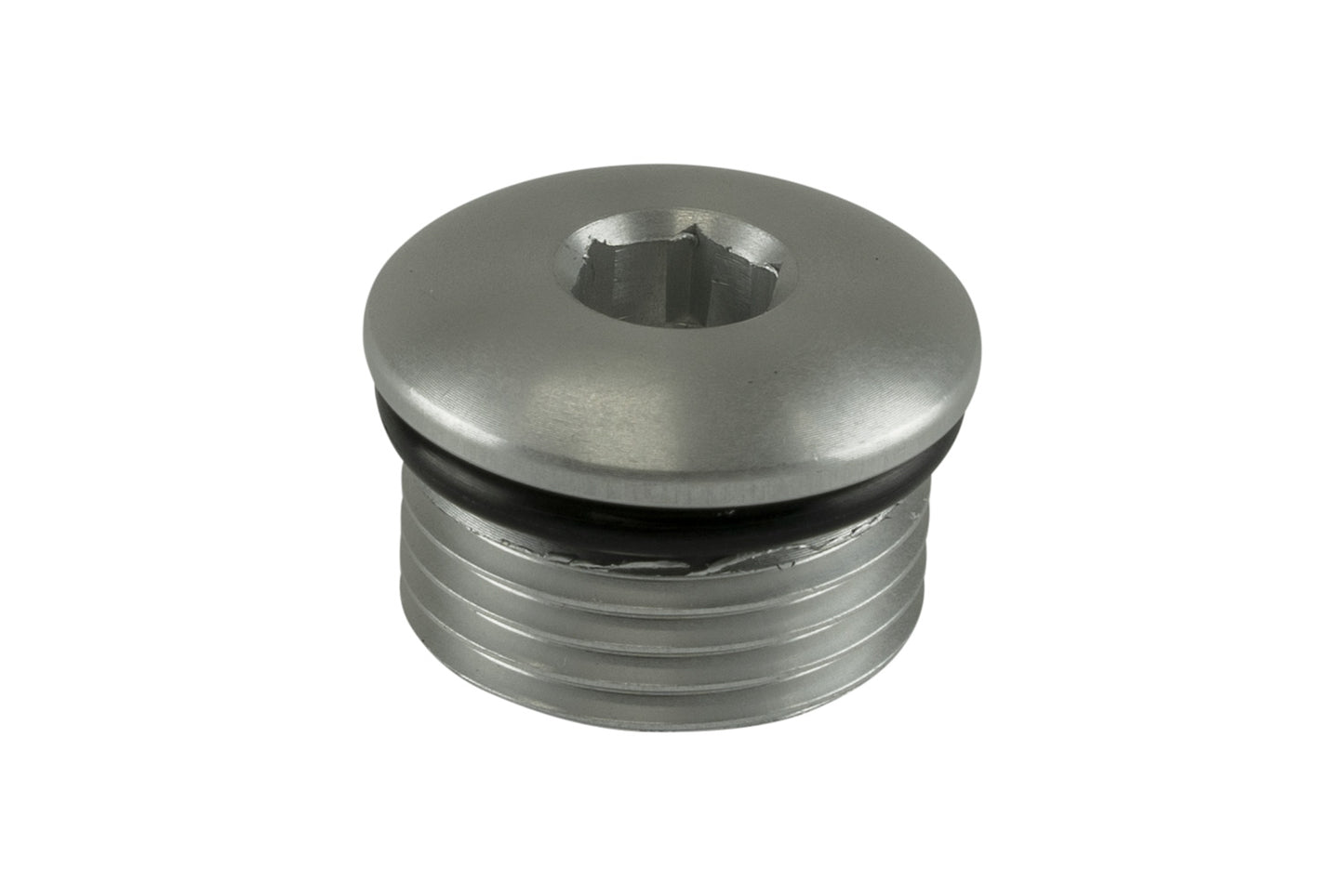 Turbosmart Fitting -10 AN ORB Blank - Silver TS-OB-10-CL