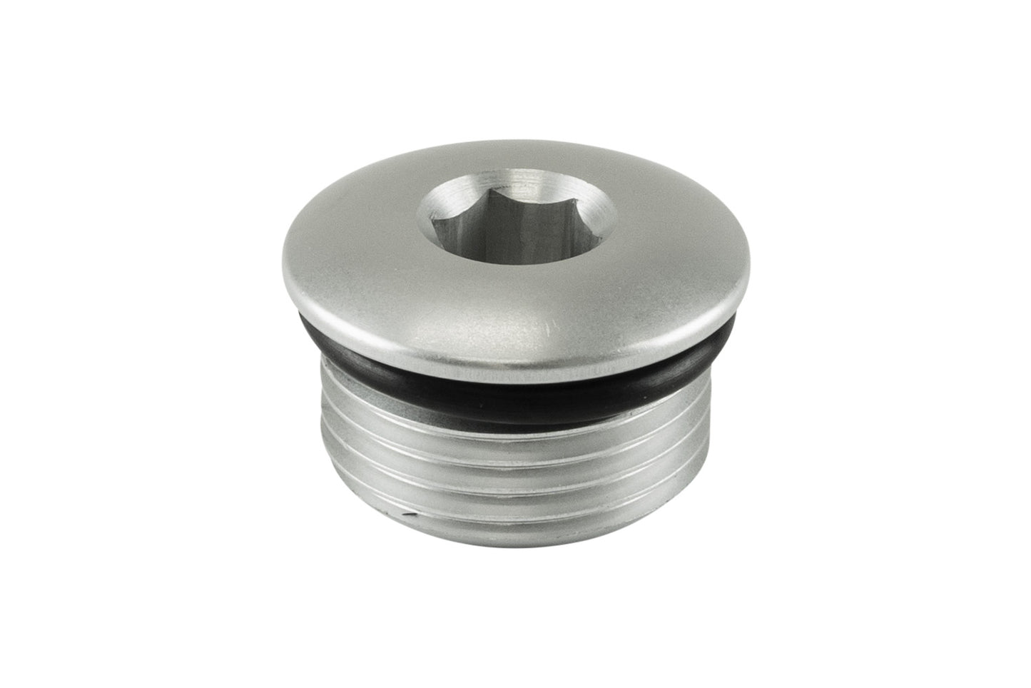 Turbosmart Fitting -12 AN ORB Blank - Silver TS-OB-12-CL