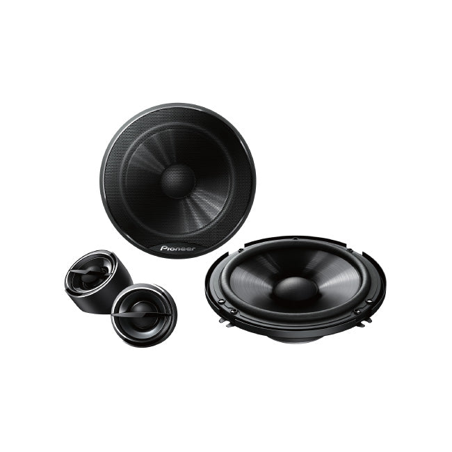 Pioneer Speaker Component Round 160Mm (6.5In) 2 Way 30Mm (1-3/16In) Tweeter 280 Watts TSG1605CSB