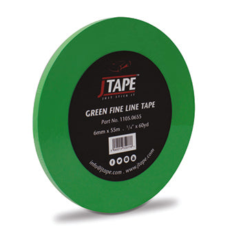 GPI Tape Straight Line Green 6mm X 55M TSL6