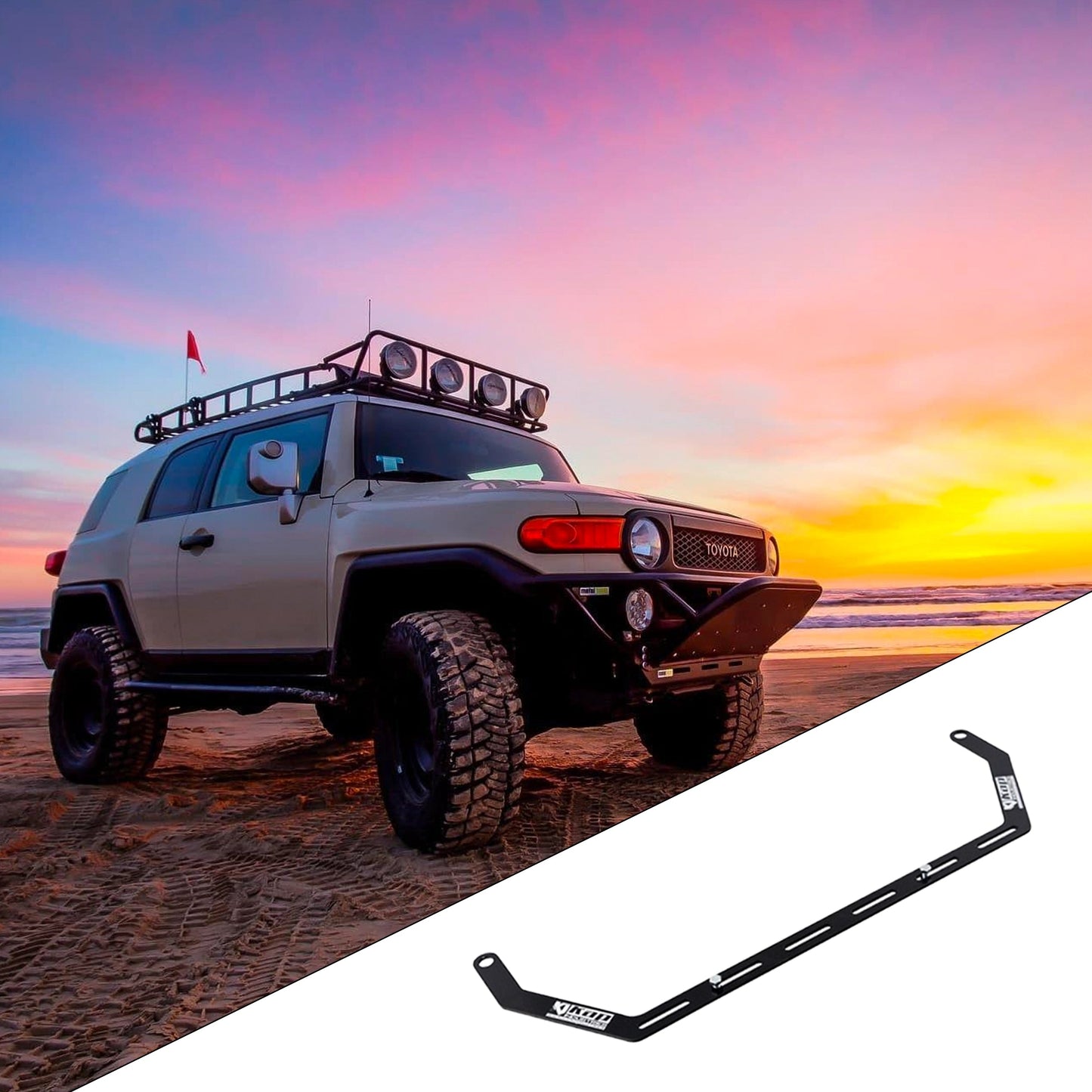 Kap Industries Fire Extinguisher Bracket to suit FJ Cruiser - KI-FJ