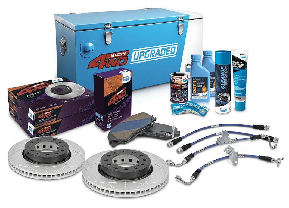 Bendix Ultimate 4WD Brake Upgrade Kit (Suits Standard Ride Height) U4WD-BUK89