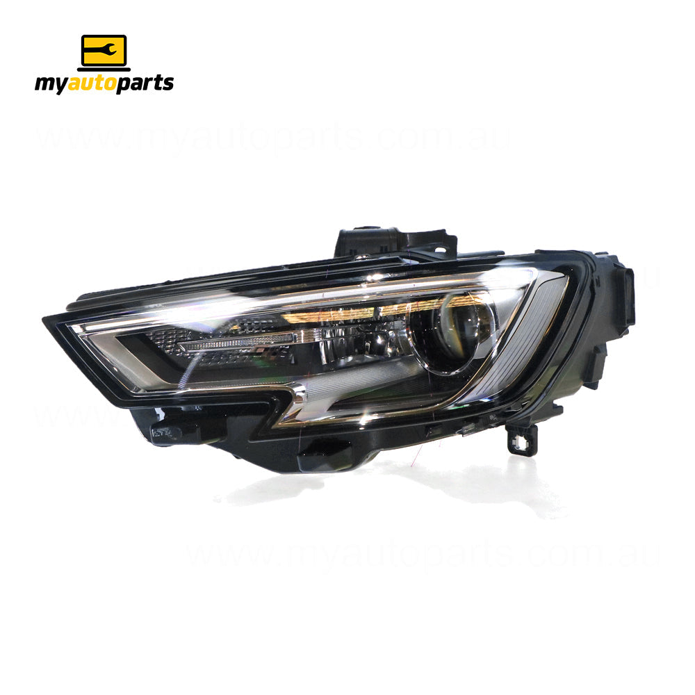 APG All Crash Xenon Head Lamp Passenger Side Genuine Suits Audi A3 8V 2016 On UABA-21034LHG