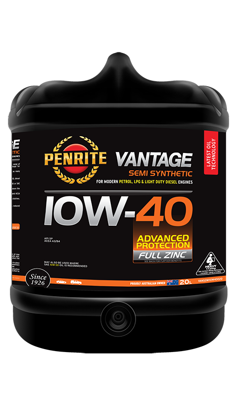 Penrite Vantage Semi Synthetic 10W-40 Engine Oil 20L