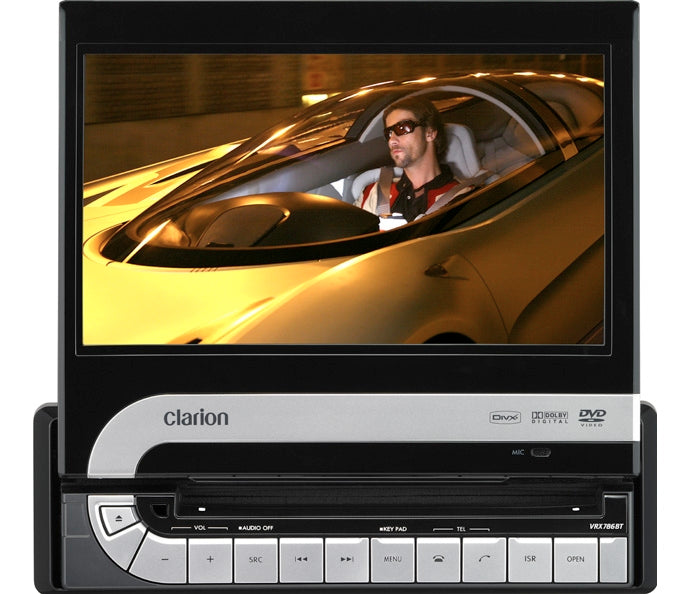 Clarion Audio 7In In Dash Scren/Dvd/Btooth/Divx VRX786BT