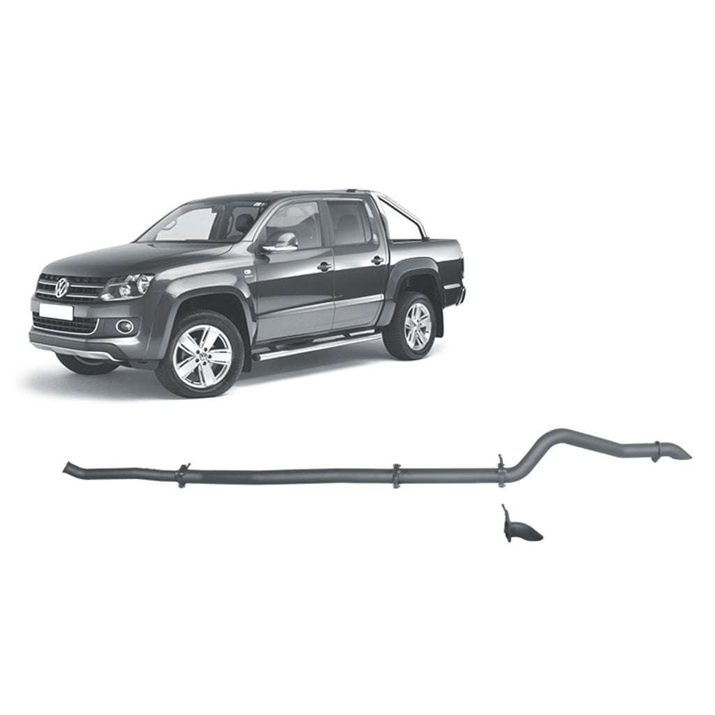 Redback Extreme Duty Exhaust 3in DPF Back (No Cat & No Muffler/Pipe Only) VAX60100-PO