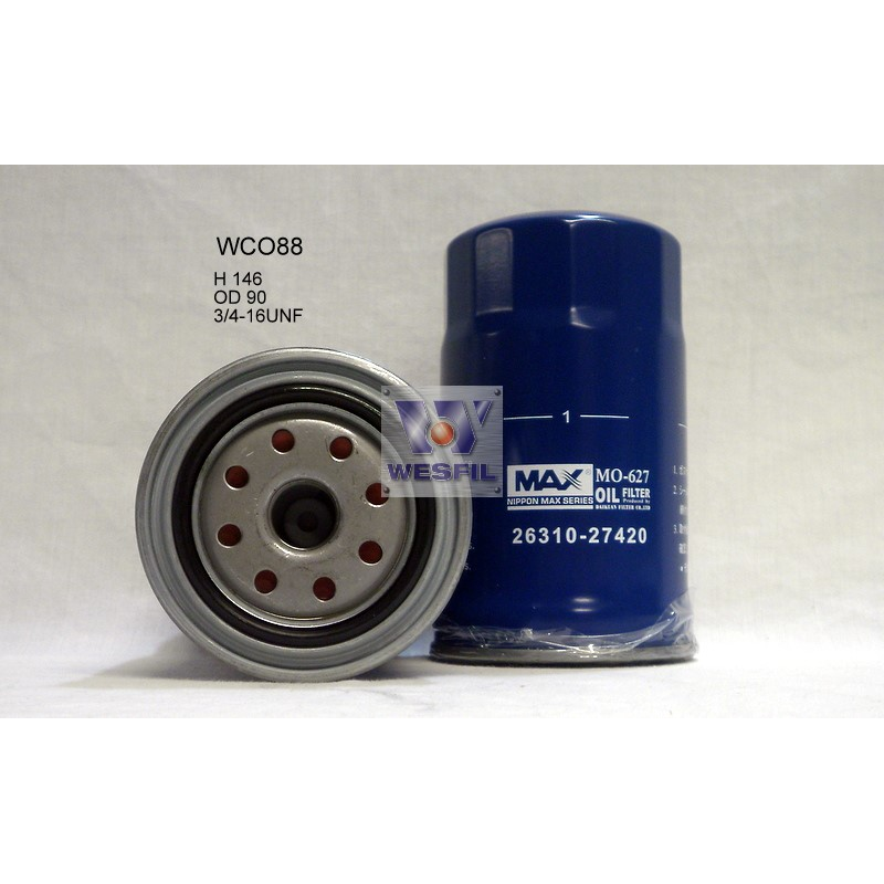 Wesfil Oil Filter WCO88NM