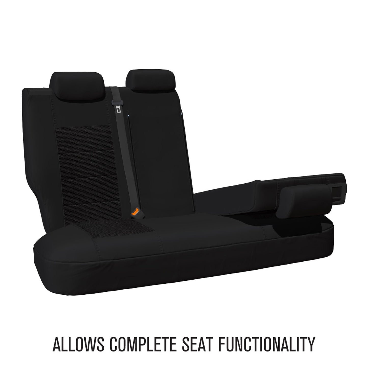 Sperling Weekender Jacquard Rear Row 2 Black Seat Covers Suits Kluger 2014-2021 RM5076WEB