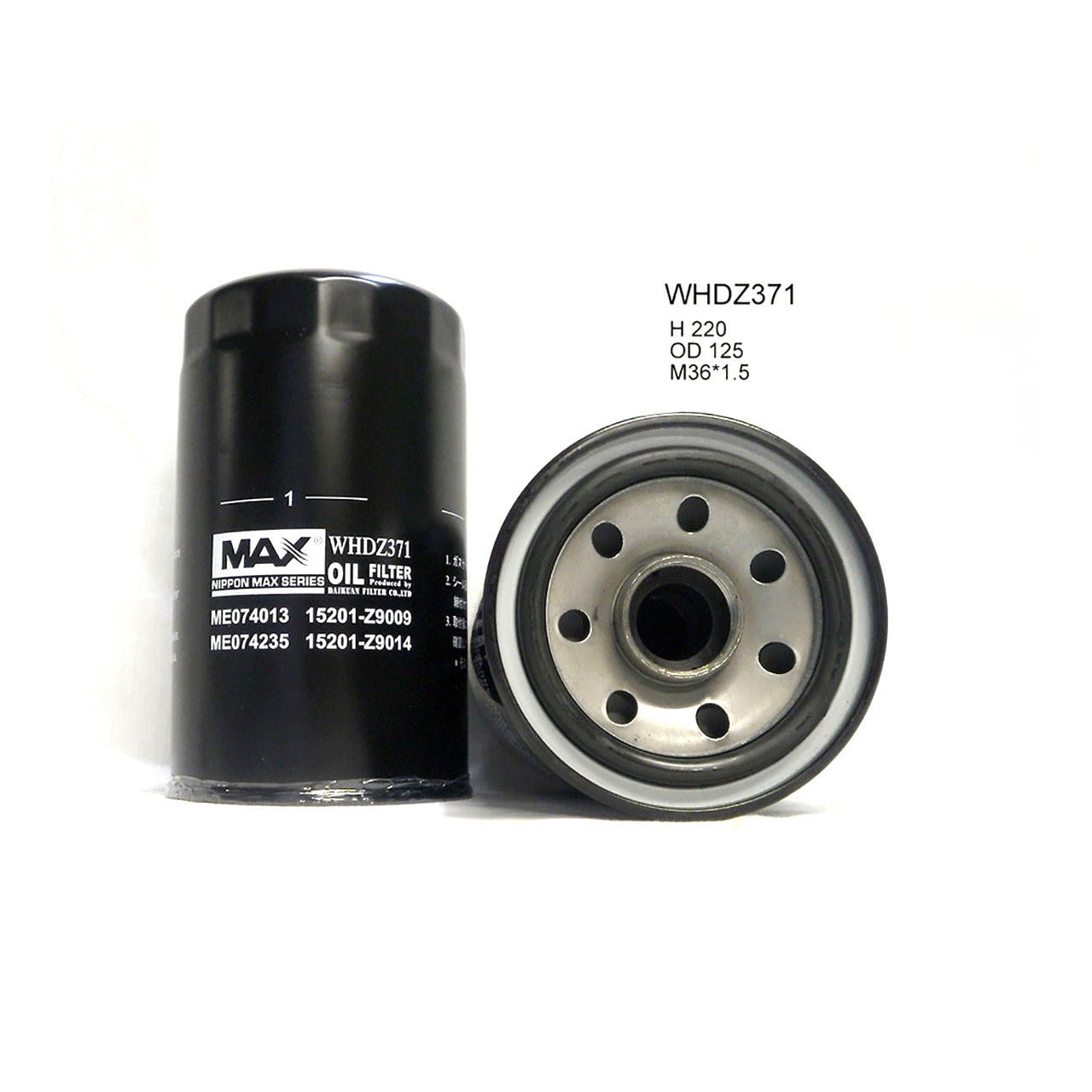 Wesfil Oil Filter WHDZ371NM