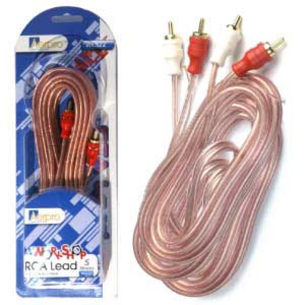 Aerpro Rca Lead 5M 2M/2M Clear WK522