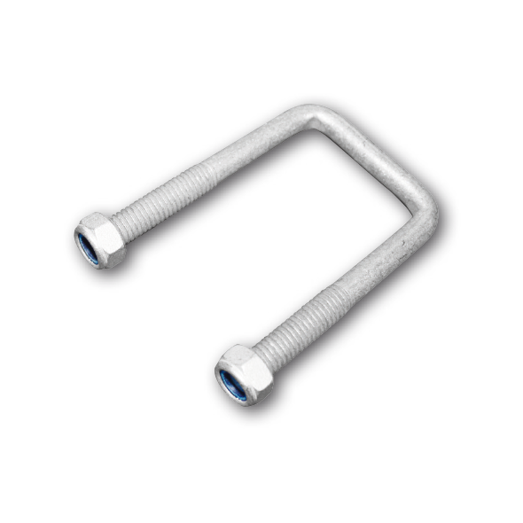 Ark 50mm x 125mm Win Post U Bolt Galvanised 2-Pack UB23G