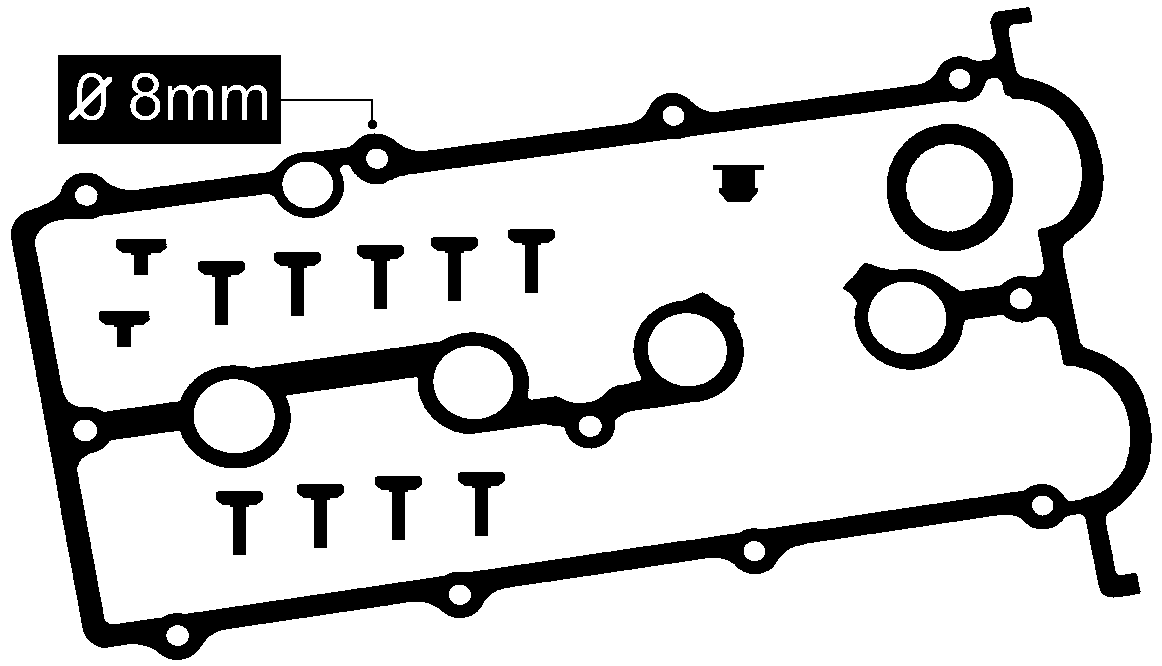 Cross Fire Gasket Valve Cover Set Maz Fp Fs XRC3112K