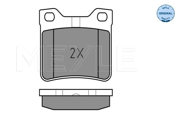 MEYLE Rear Brake Pads - Ate Calliper 025 219 0417W
