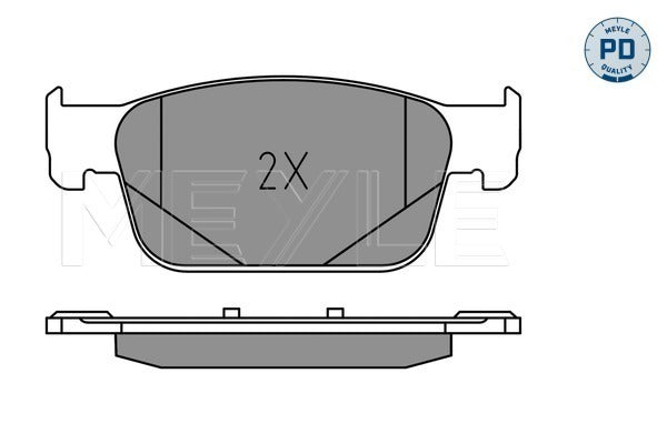 MEYLE Brake Pad Set 025 223 8317PD