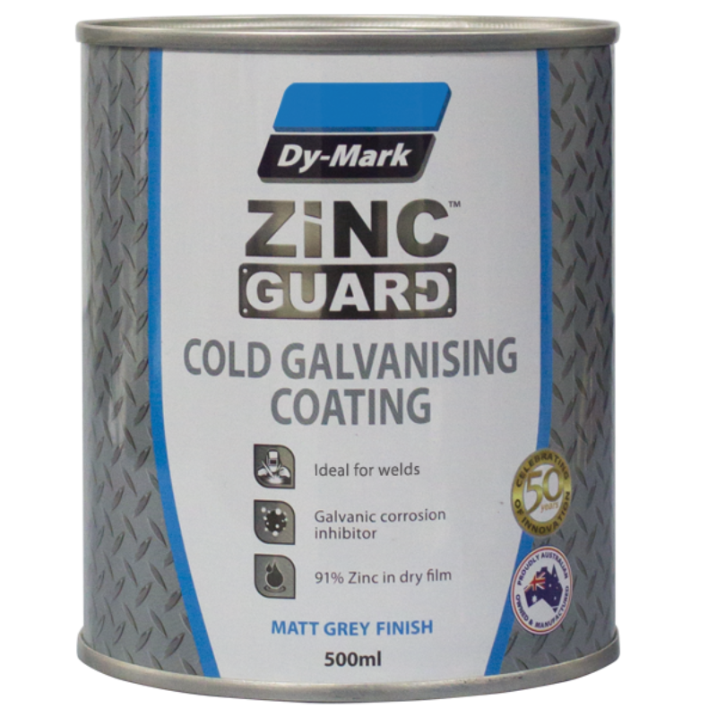 Dy-Mark(Aust) P/L Zinc Guard Cold Galvanising Coating Brush On 500Ml 230731050