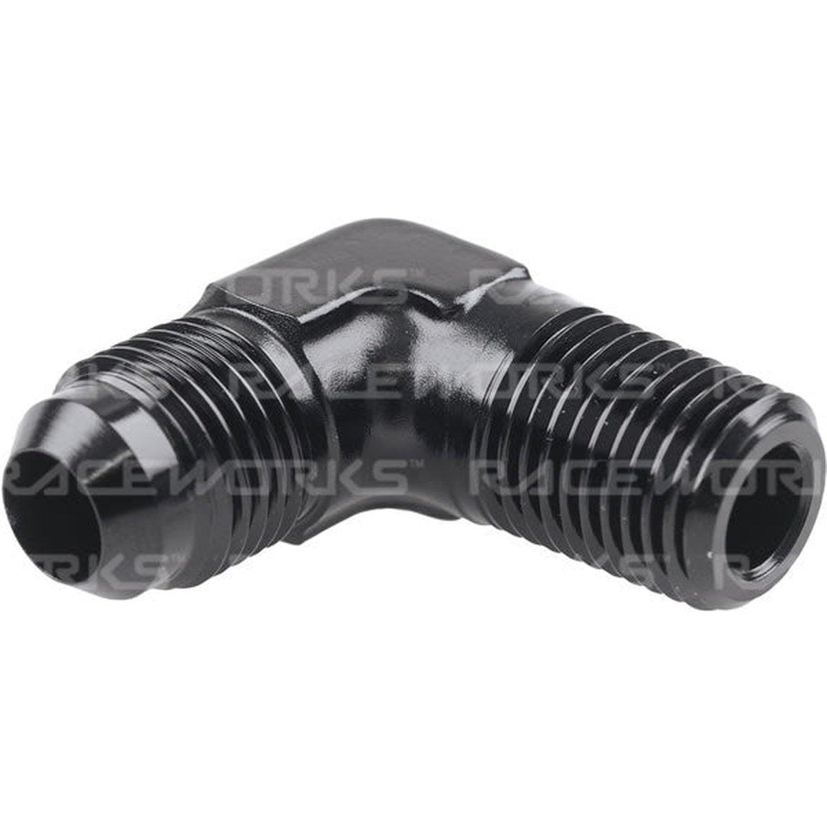 Raceworks An-3 Female Swivel To Npt Swivel 1/8In 90 Deg