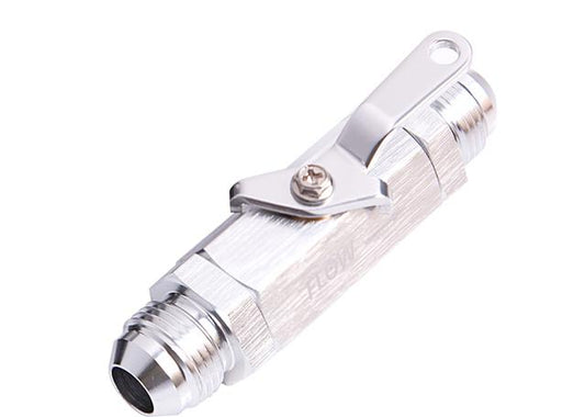 Aeroflow AF1000-10S Shut Off Valve -10AN Silver