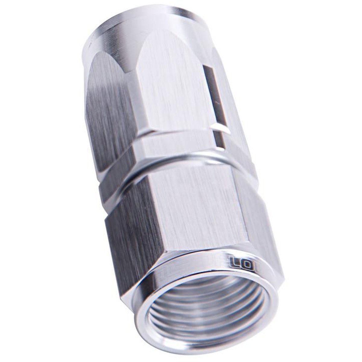 Aeroflow AF101-08S -8AN Taper Series Straight Hose End Silver AF101-08S