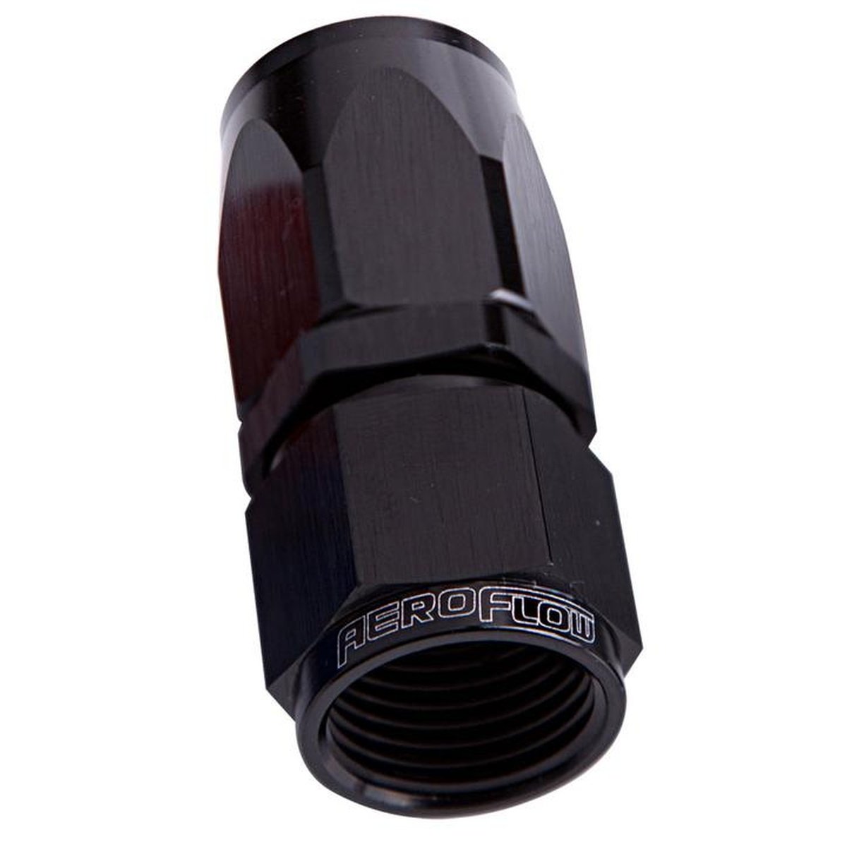 Aeroflow AF101-16BLK -16AN Taper Series Straight Hose End Black AF101-16BLK
