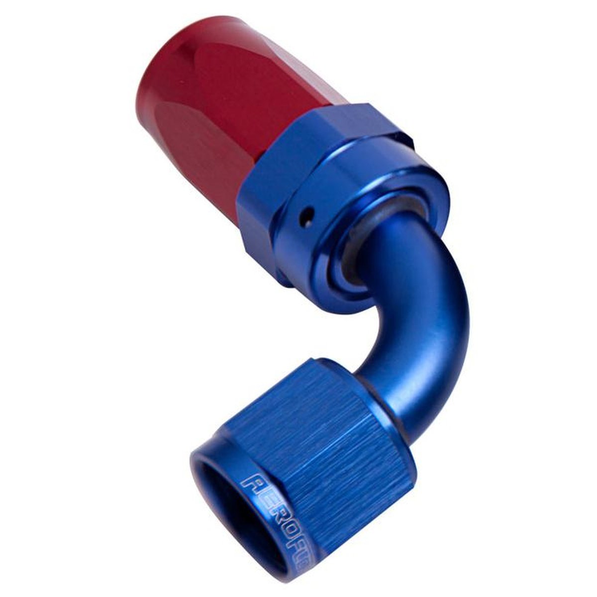 Aeroflow AF103-06 -6AN Taper Series 90 Degree Hose End Blue AF103-06