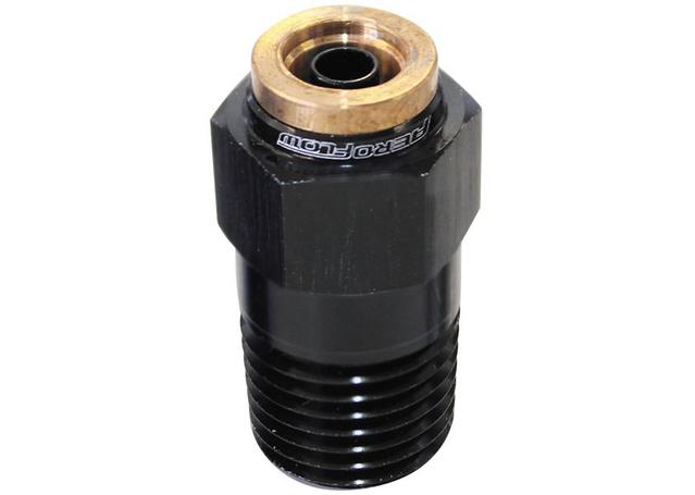Aeroflow AF121-02BLK 1/8" Npt Straight To 3/16" 120Series Nylon Black Fitting