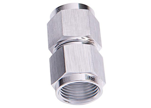 Aeroflow AF131-16S Straight Female Flare -16AN Silver Swivel Coupler