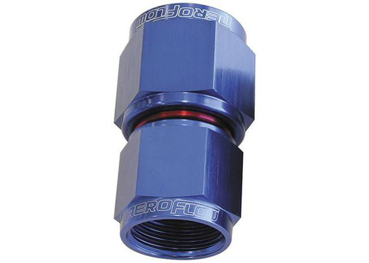 Aeroflow AF131-08-10 Swivel Coupler Reducer -10AN To -8AN Blue Female Reducer