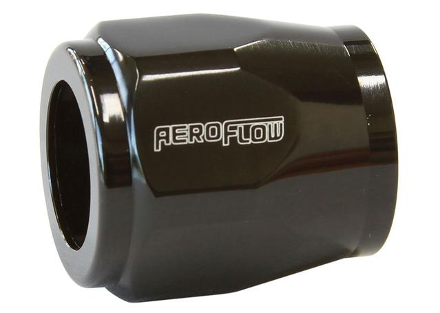 Aeroflow AF150-16BLK Hex Hose Finisher 30.5mm ID Black 1-3/16" ID Clamp
