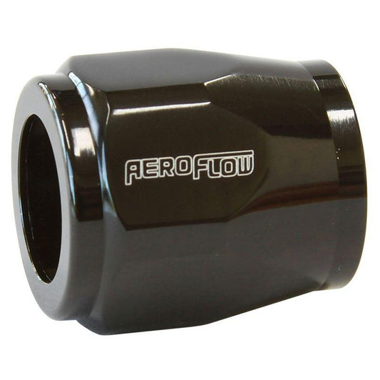 Aeroflow AF150-10BLK Hex Hose Finisher 20mm ID Black 13/16" ID Clamp