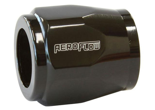 Aeroflow AF150-16BLK Hex Hose Finisher 30.5mm ID Black 1-3/16" ID Clamp