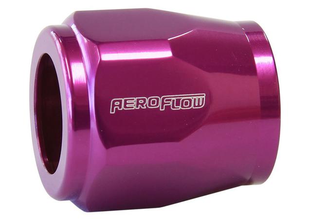 Aeroflow AF150-24PUR Hex Hose Finisher 44.5mm ID Purple 1-3/4" ID Clamp