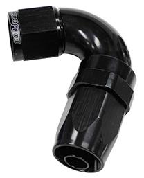 Aeroflow AF154-04BLK 120 Deg Hose End -04AN Black Full Flow Taper Style AF154-04BLK