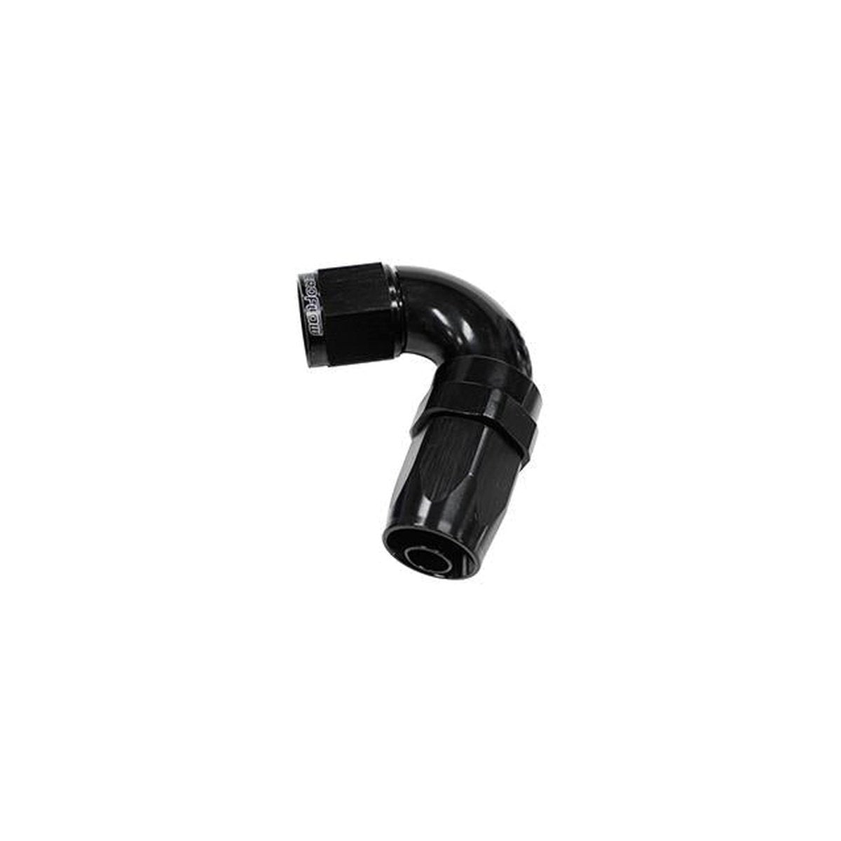 Aeroflow AF154-12BLK 120 Deg Hose End -12AN Black Full Flow Taper Style AF154-12BLK