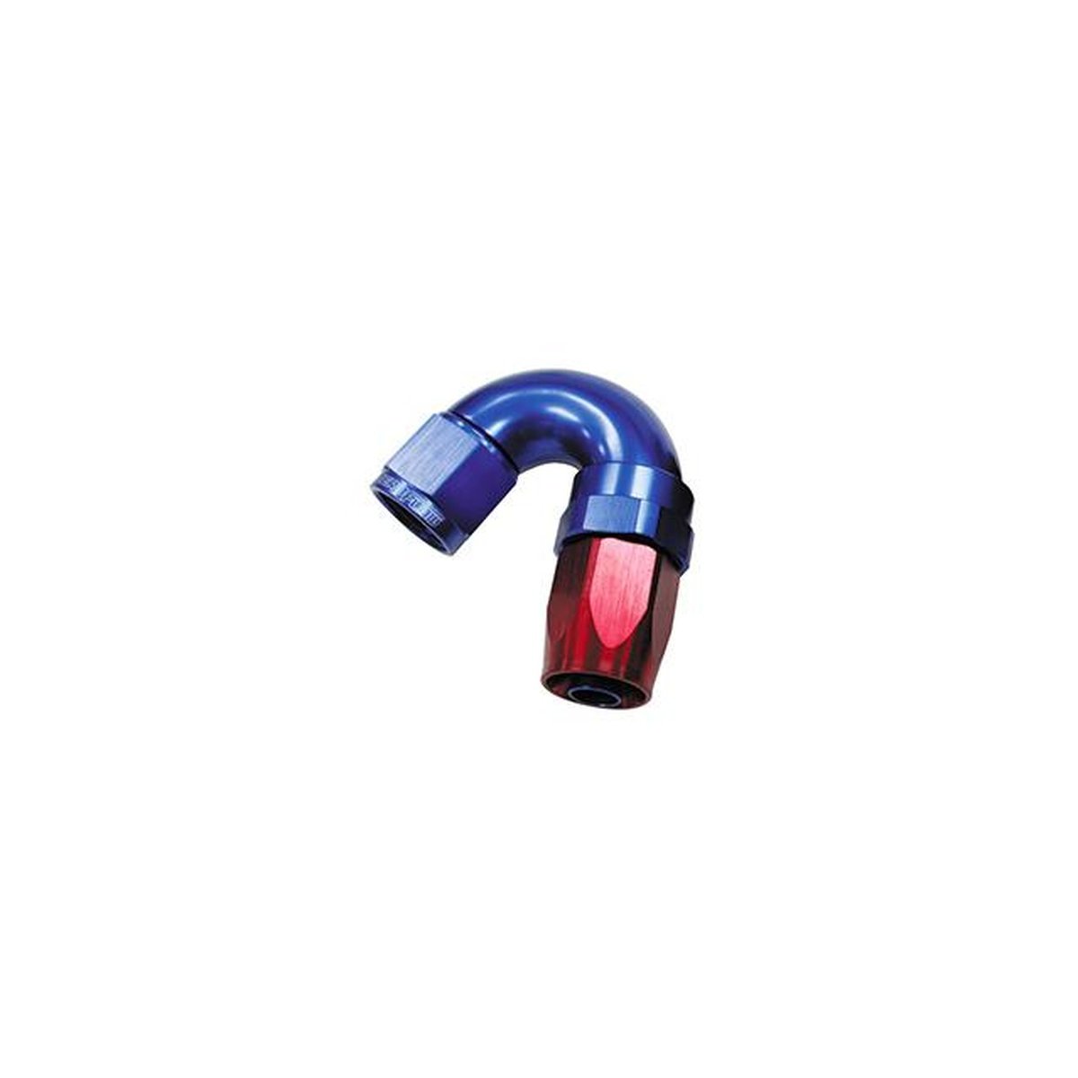 Aeroflow AF155-10 150 Deg Hose End -10AN Blue Full Flow Taper Style AF155-10