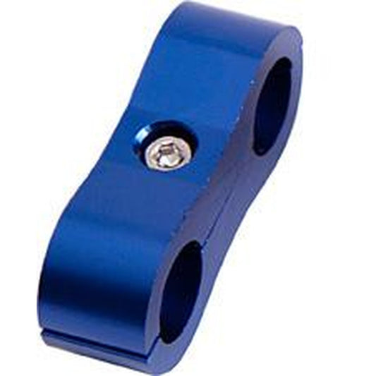 Aeroflow AF156-07 Billet Dual Hose Separator Blue 11mm ID or 7/16"