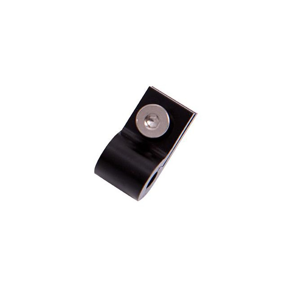 Aeroflow AF157-12BLK Billet P Style Clamp -10 Hose Black 21mm ID or 13/16" ID